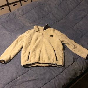 Zyia fuzzy zip sweater